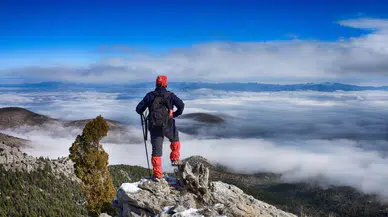 Küpe Dağı, muhteşem manzarası ile Konyalı doğa tutkunlarını büyülüyor