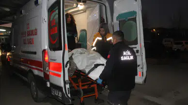 Konya'da otomobil takla attı, sürücü yaralı kurtuldu