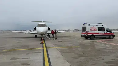 Mucize tedavi: Yenidoğan bebek uçak ambulansla Konya’ya sevk edildi