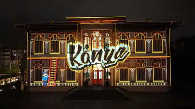 Konya'nın Taş Binası'na modern dokunuş: Işıl ışıl oldu