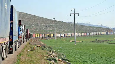 Suriye'ye transit ticarette 24 saat geçiş serbest