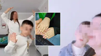Çocuk istismarı sürüyor: Ellerine oje sürdüğü oğlunu TikTok'ta dans ettirdi