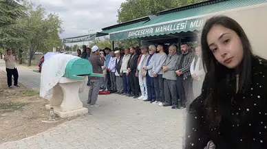 Konya'da hayatını kaybeden genç kıza acı veda