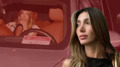 Olan sürücüye oldu: Manken Şevval Şahin’in aracında sahte resmi kart