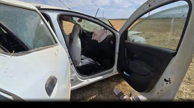 Konya'da otomobil 10 metreden şarampole uçtu: 3 yaralı