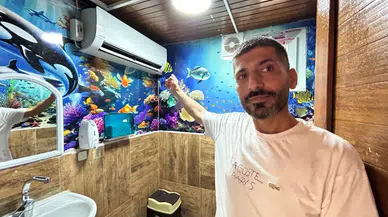 Görenler şaşkın: Bu tuvalete giren çıkmak istemiyor