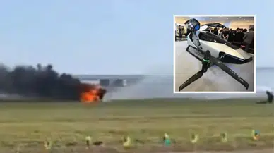 Dünyada bir ilk yaşandı! Uçan arabalar böyle çarpıştı