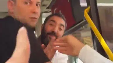 Bu da çocuk önünde karekod kavgası: İETT otobüsünde birbirine girdiler