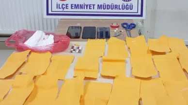 Konya'da suç dosyası kabarık 3 şüpheli uyuşturucudan yakayı ele verdi