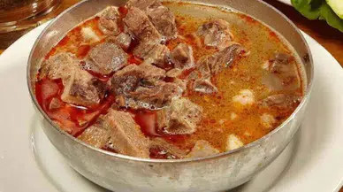 Konya usulü kelle paça çorbası: Antibyotik etkisi var