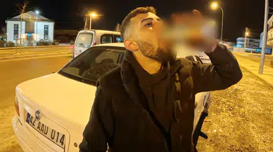 Polisin alkollü sürücü ile imtihanı: Ehliyeti alındı, içmeyi sürdürdü