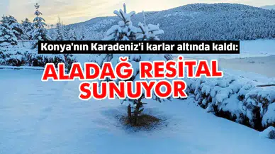 Burası Konya'nın saklı cenneti: Aladağ resital sunuyor