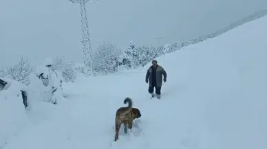 Konya'da kar yağışı: Köylüler ve üreticiler bayram ediyor
