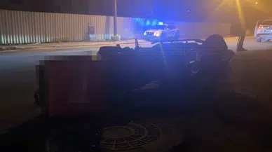 Konya'da polisten kaçan motosikletli kuryeden uyuşturucu çıktı