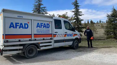 Konya'da kaçak kazı alanı bulundu: AFAD olay yerinde