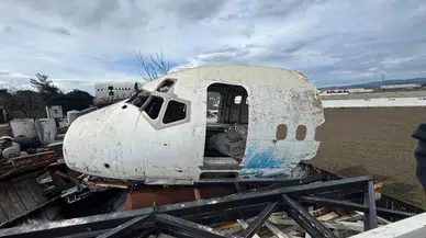 Hurdacıdaki Boeing 747 uçak görenleri şaşkına çeviriyor