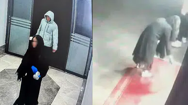 O inanılmaz anlar kameraya yansıdı: Apartmanda büyü paniği