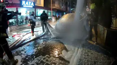 Elektrikli araç yangınına yeni müdahale yöntemi: Yangın battaniyesi devrede