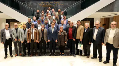 Karatay protokolü ve muhtarlar iftarda buluştu