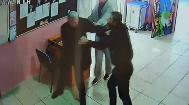 Okulda dehşet anları! Okul müdürlerine böyle saldırdılar