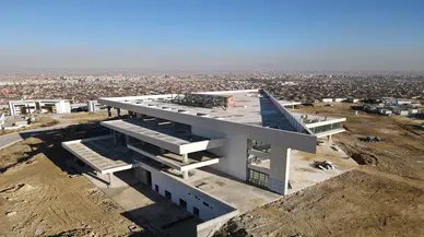 Konya manzarasına kuruldu: Şehrin her yerinden görülen kütüphane