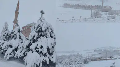 Konya'ya yağan kar yarım metreyi aştı: Sistemin yıldızı oldu