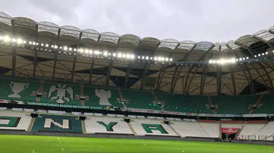 Konyaspor'un stadyumunda aydınlatma sistemleri yenileniyor