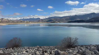 Konya'nın soğuk barajında su seviyesi yükseliyor