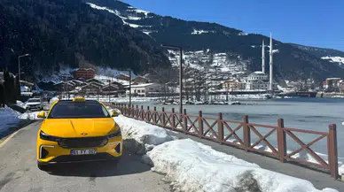 Bu da oldu: Togg taksi artık Karadeniz'da yollarında