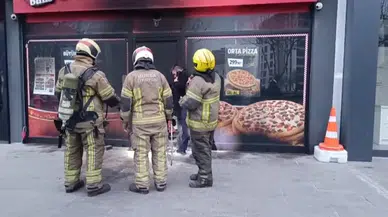 Kiraladığı araçla sokak sokak gezip pizzacının şubelerini kundakladı