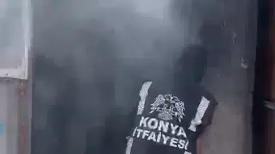 Konyalı besicinin acı günü: Çardak yangınında 65 buzağı telef oldu