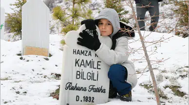 Konya'da gelenek bozulmadı: Kar altında vefa buluşması yaşandı