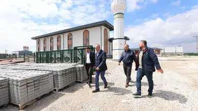 Konya'nın yeni sanayisine cami yapıldı: Mimarisi dikkat çekiyor
