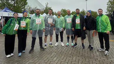 Konya Yarı Maratonu'na katılan MEDAŞ'tan iyiliğe adım