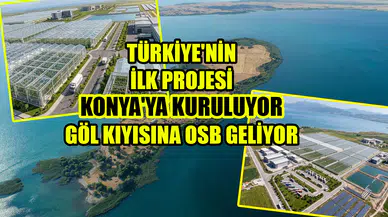 Türkiye'nin ilk projesi Konya'ya kuruluyor: Göl kıyısına OSB geliyor
