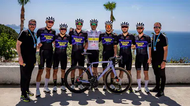 Konya Büyükşehirli pedallar büyük tura damgasını vurdu