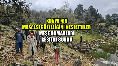 Konya’nın masalsı güzelliğini keşfettiler: Ayı Gülü resital sundu