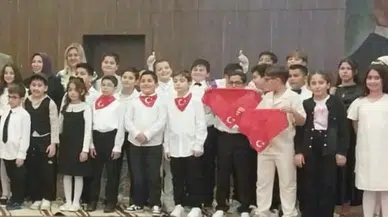 Konya’da küçük yüreklerden “Bestelenmiş Şiirler” dinletisi