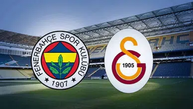 İlk 11'ler belli oldu: Dev derbide Fenerbahçe, Galatasaray'ı ağırlıyor