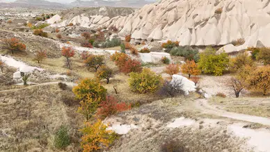 Kapadokya'da renk cümbüşü: Kartpostallık manzara