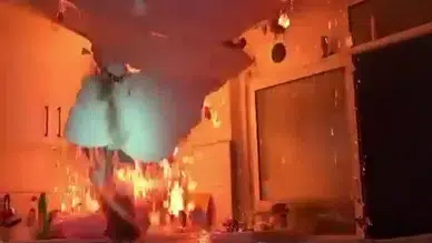 Az daha büyük bir felaket yaşanacaktı: O anlar kamerada