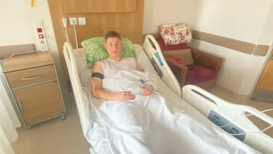 Konyalı genç futbolcunun çapraz bağları koptu