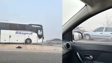 Konya’da yoğun sis zincirleme kazaya neden oldu