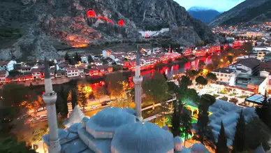 Dünya mirası Harşena Dağı ve Yalıboyu Evleri’ne yeni ışıklandırma