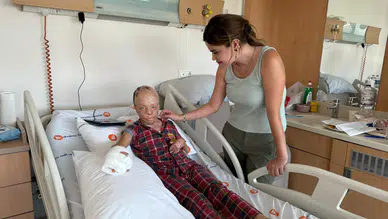 Türkiye'nin konuştuğu minik Eymen Konya'da iyileşti. Derin yanıklar almıştı