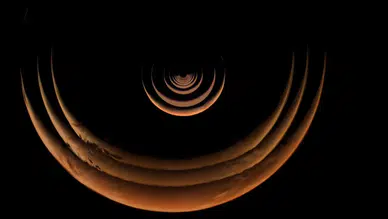 NASA'dan, ilk kez büyüleyici Mars'ın nadir görüntülerini yayınladı