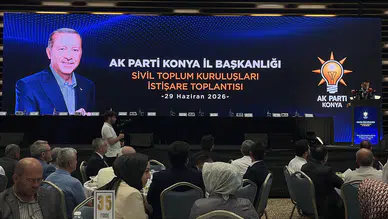 AK Parti Konya istişare toplantısında buluşturdu