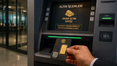 Konya'da ATM’lerden sertifikalı fiziki gram altın satışı