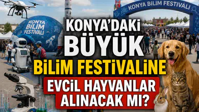 Konya’daki büyük bilim festivaline evcil hayvanlar alınacak mı?