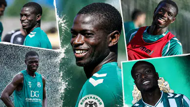 Konyaspor’un Gambiyalı yıldızı kampın öne çıkan ismi oldu